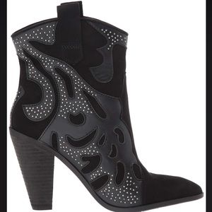 🤠🖤NEW Carlos Santana Western Heeled Booties 8.5